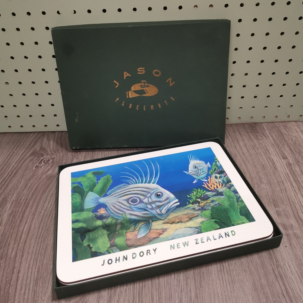 Jason Fish Placemats Set - "Underwater NZ"
